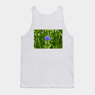 Blue Cornflower Tank Top